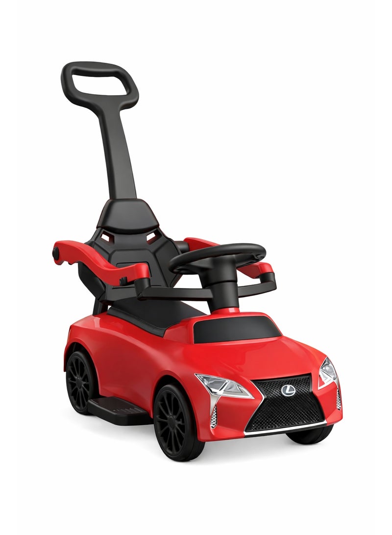 AL BADER 3-In-1 Ride On Car For Kids With Safety Bar & Push Handle - Image 1